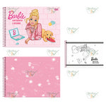 CADERNO CARTOGRAFIA DESENHO 80 FOLHAS - FORONI BARBIE REF.: 33.8266-3