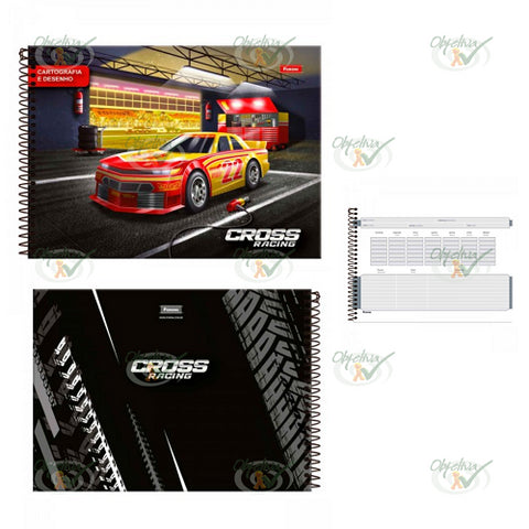 CADERNO CARTOGRAFIA DESENHO 80 FOLHAS - FORONI CROSS RACING REF.: 31.9024-1