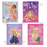 CADERNO 1X1 80 FOLHAS CAPA DURA ESPIRAL BARBIE - FORONI REF.: 33.8264-7