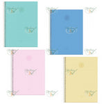 CADERNO 1X1 80 FOLHAS CAPA DURA ESPIRAL FLUOR MIX SOFT - FORONI REF.: 31.6269-8