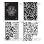 CADERNO 1X1 80 FOLHAS CAPA DURA ESPIRAL BACK TO BLACK- FORONI REF.: 31.8206-0