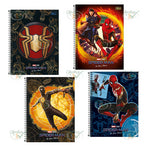 CADERNO 1X1 80 FOLHAS CAPA DURA ESPIRAL - TILIBRA SPIDER MAN COD.: 33.525-8