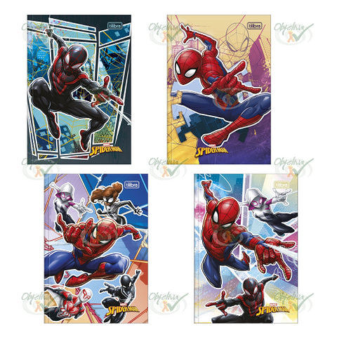 CADERNO 1/4 80 FOLHAS CAPA DURA BROCHURA SPIDER-MAN - TILIBRA COD.: 30.895-1