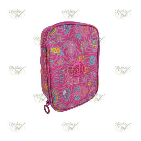 ESTOJO ESCOLAR PUCKET UP4YOU PINK GOOD VIBES - MAXLOG REF.: ET40704UP-PK