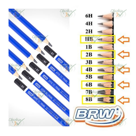 LAPIS TECNICO EVOKE GRAFITE 6B - BRW COD.: LP0060