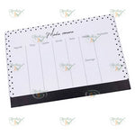 PLANNER DE MESA 250 X 170 54 FOLHAS BLACK - BRW REF.: NB6060