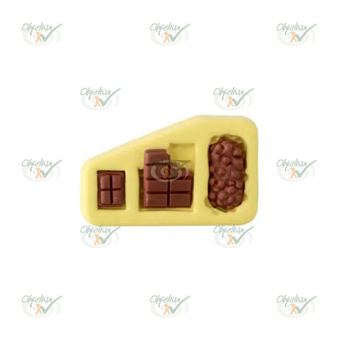 FORMA / MOLDE DE BISCUIT SILICONE CHOCOLATE - BLUE STAR REF.: 001