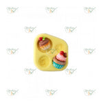 FORMA / MOLDE DE BISCUIT SILICONE CUPCAKE - BLUE STAR REF.: 011