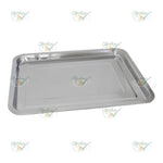 BANDEJA INOX RETANGULAR 34CM X 44CM X 3CM ALTURA - EM CASA TEM REF.: 10703