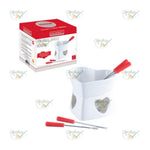 CONJUNTO FONDUE HERSTAL BRANCO 7 PEÇAS - HAUSKRAFT REF CJFN037/BR