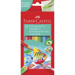 LAPIS DE COR 12 CORES AQUARELAVEL - FABER-CASTELL