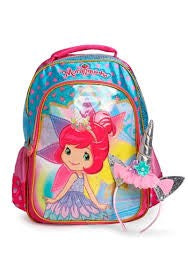 MOCHILA INFANTIL VERDE MORANGUINHO UNICORNIO + TIARA - MAXLOG REF.: IS34361MG-VD