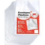 ENVELOPE PLASTICO FINO COM 4 FUROS A UNIDADE - ACP / DAC