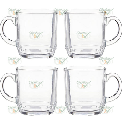 CANECA / XICARA DE VIDRO ASPEN 300 ML TRANSPARENTE - NADIR COD.: N5909 / CB-9809