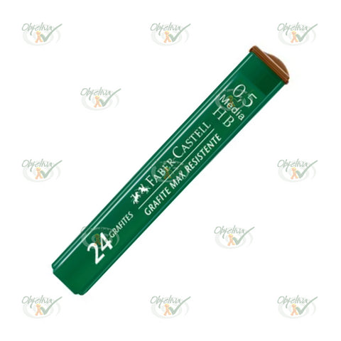 GRAFITE 0,5MM HB POLYMER ESCOLAR COM 24 UNIDADES - FABER CASTELL REF.: TMG05HB