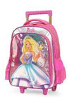 MOCHILA COM RODINHAS BARBIE PRINCESA PINK - MAXLOG REF.: IC34428BB-PK