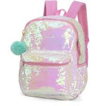 MOCHILA UP4YOU LANTEJOULA BRANCA - MAXLOG REF.: MS45796UP-BR