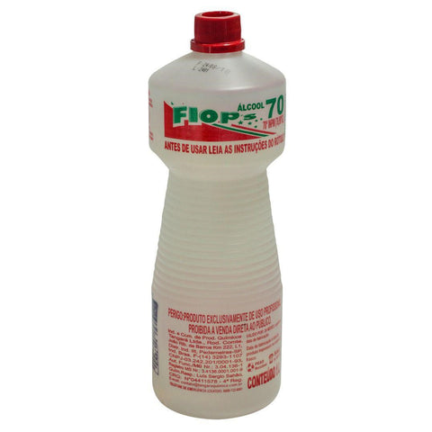 ALCOOL LIQUIDO FLOPS 70º INPM COM 1 LITRO - FLOPS COD.: 47