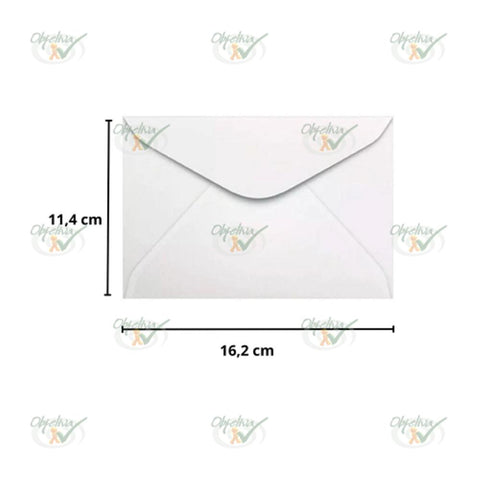 ENVELOPE CARTA BRANCO 114MM X 162MM AVULSO