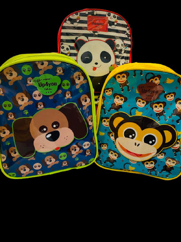 MOCHILA BICHINHOS MACACO / PANDA / CACHORRO - MAXLOG REF.: REF.: IS31951UP