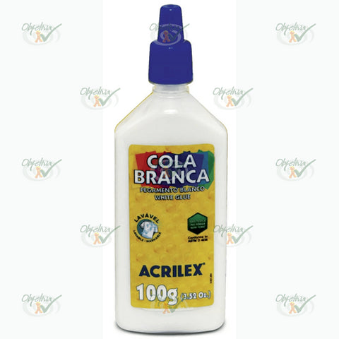 COLA ESCOLAR BRANCA 100GR - ACRILEX REF.: 02810