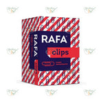 CLIPS RAFA 1 GALVANIZADO COM 100 UNIDADES - RAFA REF.: 1057