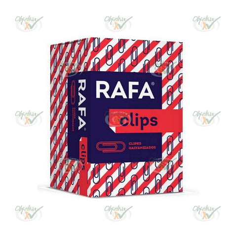 CLIPS RAFA 1 GALVANIZADO COM 100 UNIDADES - RAFA REF.: 1057