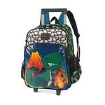 MOCHILA COM RODINHAS DINOSSAURO VERDE - MAXLOG REF.: IC34195UP-VD