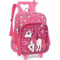 MOCHILA COM RODINHAS UP4YOU UNICORNIO PINK - MAXLOG REF.: IC34225UP-PK