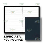 LIVRO ATA 100 FOLHAS NUMERADAS 205MM X 300MM - SAO DOMINGOS