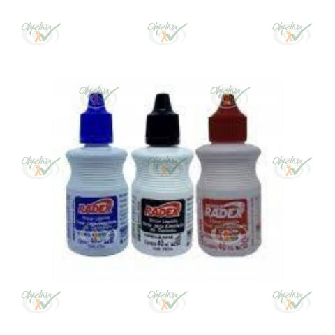 TINTA PARA ALMOFADA DE CARIMBO VARIAS CORES 40ML - RADEX