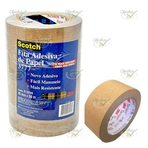 FITA ADESIVA PAPEL KRAFT 45MM X 50M - 3M SCOTCH REF.: 3777