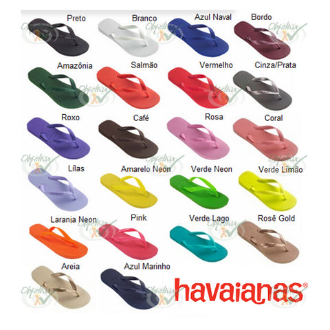 CALÇADO CHINELO TOP DIVERSOS TAMANHOS - HAVAIANAS