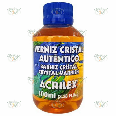 VERNIZ CRISTAL AUTENTICO PET 100ML - ACRILEX REF.: 16310