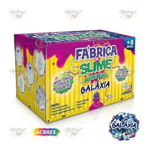 FABRICA DE SLIME KIMELEKA GALAXIA ART KIDS - ACRILEX REF.: 43009