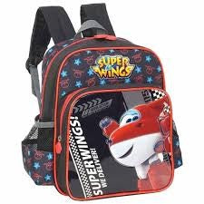 MOCHILA INFANTIL SUPER WINGS PRETA - MAXLOG REF.: IS33913SW-PT