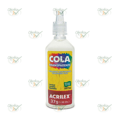 COLA TRANSPARENTE 37GR - ACRILEX REF.: 19937