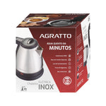 CHALEIRA / JARRA ELETRICA INOX 1,8 LITROS 220V - AGRATTO COD.: CB4534