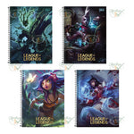 CADERNO 1X1 80 FOLHAS CAPA DURA ESPIRAL - TILIBRA LEAGUE OF LEGENDS REF.: 30.946-0