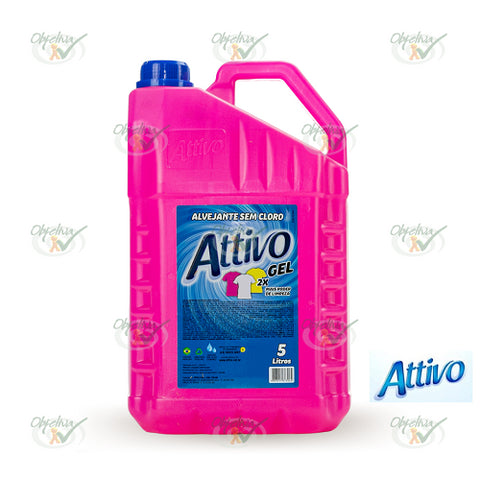 ALVEJANTE SEM CLORO GEL 2X 5 LITROS - ATTIVO