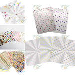 SACO PARA PRESENTE DECORADO TRANSPARENTE 25CM X 35CM - DIVERSAS