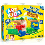 KIT DE MASSA DE MODELAR ZOOLOGICO 450 GR - ACRILEX REF.: 40010