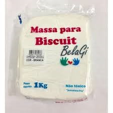 MASSA PARA BISCUIT PORCELANA FRIA NATURAL 1 KG - BELAGI REF.: MBI-0014