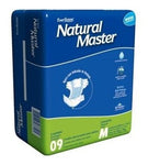 FRALDA DESCARTAVEL GERIATRICA NATURAL MASTER M COM 9 UNIDADES - EVER GREEN COD.: 4026