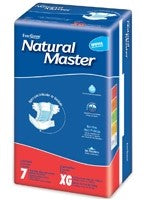 FRALDA DESCARTAVEL GERIATRICA NATURAL MASTER XG COM 7 UNIDADES - EVER GREEN COD.: 644