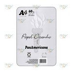 PAPEL DESENHO LASER A4 60 KG 180 GM² COM 50 FOLHAS - PANAMERICANA COD.: 4010