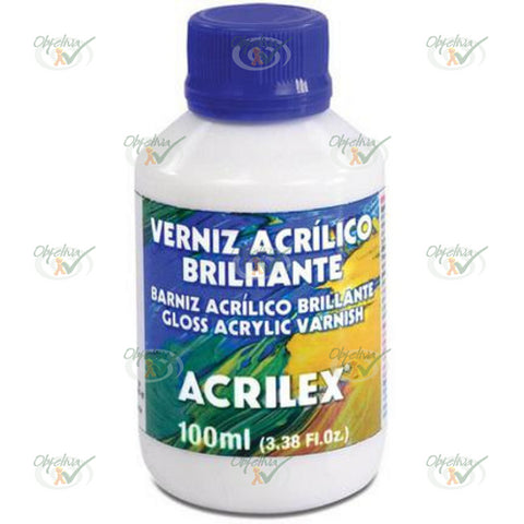 VERNIZ ACRILICO BRILHANTE PET 100ML - ACRILEX REF.: 15010