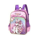 MOCHILA ESCOLAR LA FADINNE UNICORNIO ROXA - MAXLOG REF.: IS34023LF-RX