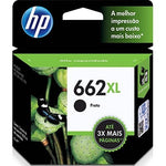 CARTUCHO HP 662XL PRETO INK ADVANTAGE COM 6,5ML - HP REF.: CZ105AB